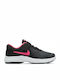 Revolution Revolution 4 Kids Sports Shoes Running with Hoop & Loop Closure Black / Racer Pink / White