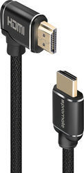Promate proLink4K1-500 HDMI 2.0 Geflochten HDMI-Stecker - HDMI-Stecker 5m Schwarz Promate proLink4K1-500 HDMI 2.0 Geflochten HDMI-Stecker - HDMI-Stecker 5m Schwarz
