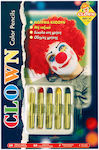 Carnival Face Painting Μολύβια Clown Multicolour 5pcs