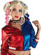 Carnival Wig with Braid Blond Rebel Girl Harley Quinn