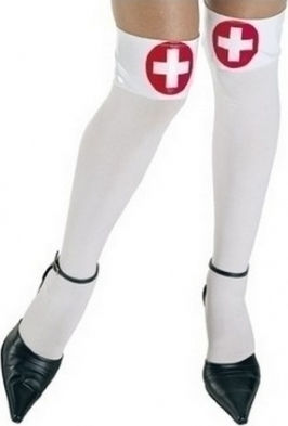 Socks/Tights for Carnival in White color 1pcs