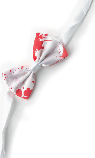 Carnival Bow Tie White for Halloween 1pcs