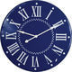 Trimar Wall Clock Metallic Navy Blue Ø92cm