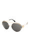 Damen Sonnenbrille mit Gold Metall Gestell