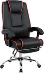 HomeMarkt HM1089.01 Gaming Chair with Footrest Black