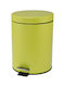 Ravenna Happy Bin Metallic Toilet Bin with Soft Close Lid 5lt Green