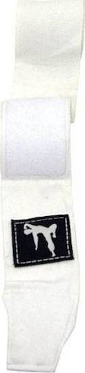 Tunturi Bruce Lee Boxing Wraps White 14BLSBO042 Martial Arts Hand Wraps 2.5m Weiß