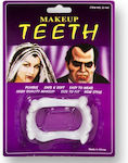 Carnival Teeth White for Halloween made of Plastic 1pcs