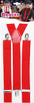 Carnival Suspenders Red