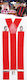 Carnival Suspenders Red