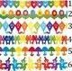 Carnival Garland Polychrome 1pcs