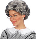 Carnival Wig Straight Gray Άγκαθα / Βασίλισσα Ελισάβετ