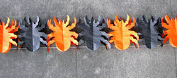 Carnival Garland for Halloween 6pcs