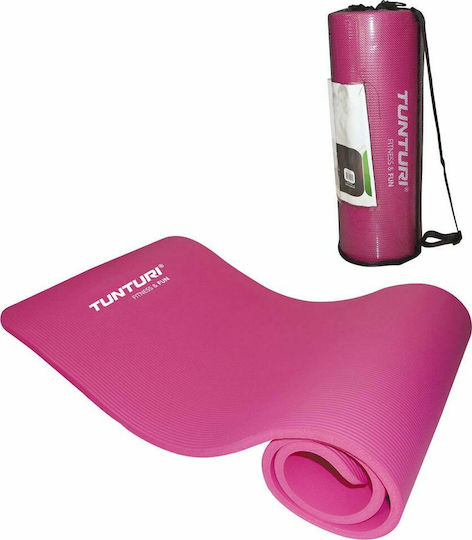 Tunturi Fitnessmatte Training/Fitness Rosa (180x60x1.5cm)