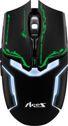 Dragon War G10 Ares Gaming Mouse Black