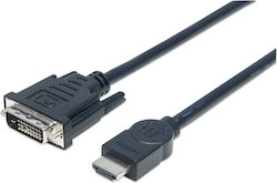 Manhattan DVI-D male - HDMI male 372510