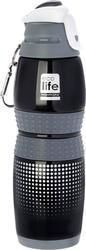 Ecolife Bottle Thermos Stainless Steel BPA Free Gray 400ml with Handle 33-BO-3013