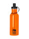 Ecolife Wasserflasche Rostfreier Stahl 600ml Orange