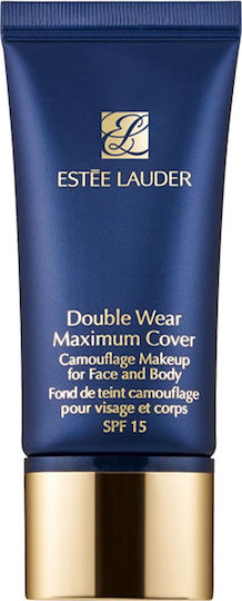 Estee Lauder Double Wear Maximum Cover Camouflage Liquid Foundation SPF15 1C1 Cool Bone 30ml