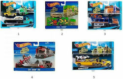 Hot Wheels City Super Truck Set cu Camion 1:24 pentru 3++ Ani (Diverse modele) 1 buc