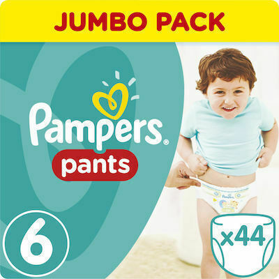Pampers Πάνες Βρακάκι Pants No. 6 για 15+kg 44τμχ
