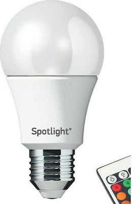 Spot Light Bec inteligent LED 7.5W pentru Soclu E27 și Formă A60 RGB 600lm Reglabil în intensitate