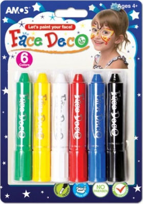 Carnival Face Painting 150gr Yellow 6pcs