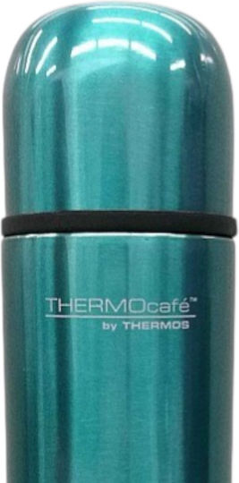 Thermos Rainbow Μπουκάλι Θερμός Ανοξείδωτο 500ml Μπλε με Καπάκι-Κύπελλο
