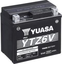 Yuasa Motorradbatterie YTZ6V mit Kapazität 5.3Ah Yuasa Motorradbatterie YTZ6V mit Kapazität 5.3Ah