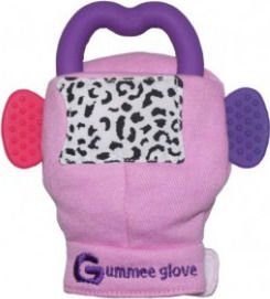 Gummee Glove Teething Glove made of Silicone for 3 m+ 1pcs