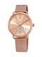 Michael Kors Portia Pave Watch Chronograph with Pink Gold Metal Bracelet