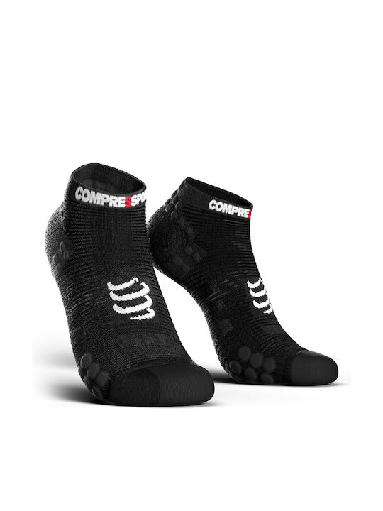 Compressport V3.0 Pro Racing RSLV3-9999 Șosete pentru Alergare Negre 1 pereche
