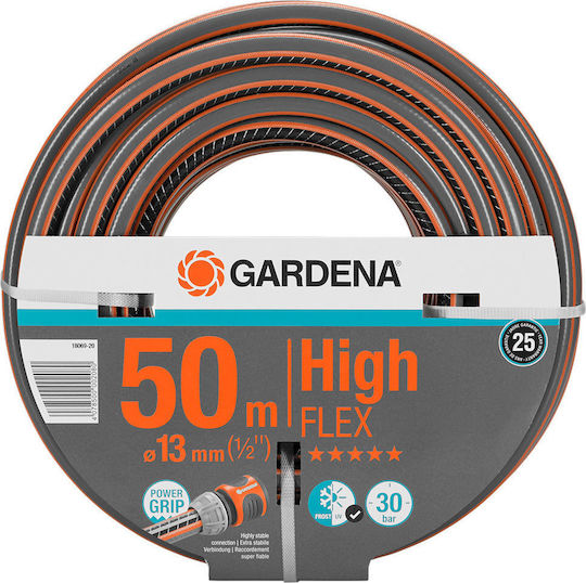 Gardena Highflex Comfort Garden Hose Pipe Set 1/2 50m