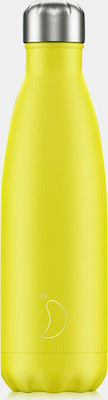 Chilly's Neon Edition Yellow Μπουκάλι Θερμός 0.5lt