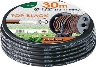 Claber Top Black Λάστιχο Ποτίσματος 1/2" 30m