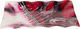 Keskor Glass Decorative Platter Roza Red 33.5x21x3.5cm
