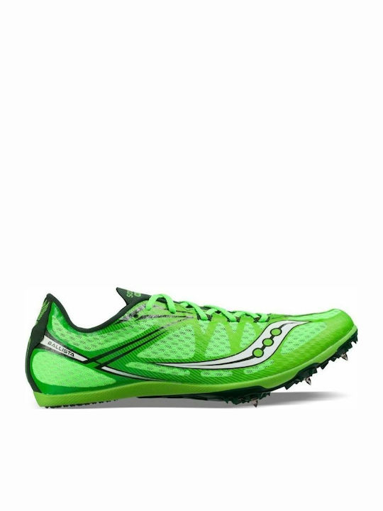 Saucony Ballista Γυναικεία Αθλητικά Παπούτσια Spikes Πράσινα