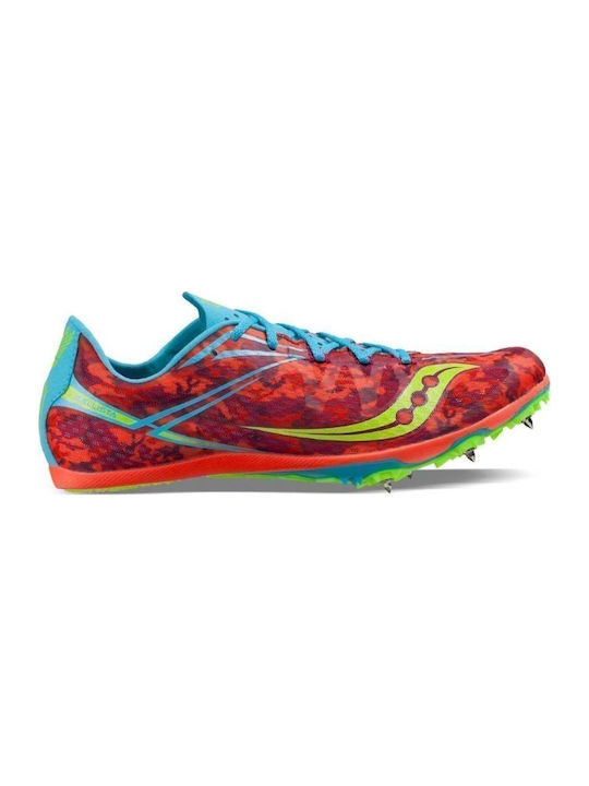 Saucony Ballista Γυναικεία Spikes Κόκκινα