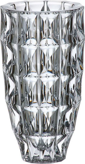 Bohemia Decorative Vase Diamond Transparent 15x15x28cm