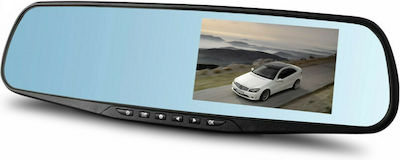 1080P Mirror Car DVR Set with Rear Camera, 3" Display with Clip