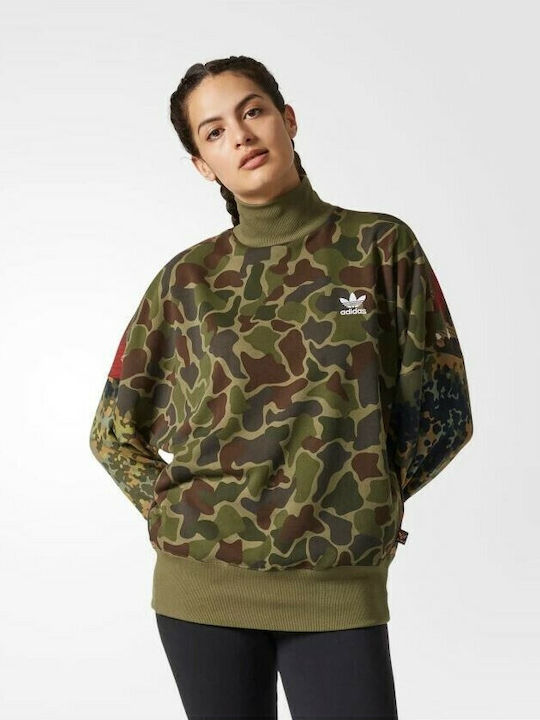 Pharrell Williams Women's Sweatshirt Hooded Khaki