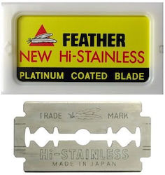 Feather New Hi-Stainless Platinum Coated Blades Replacement Blades 10pcs