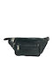 Kouros 89012 Men's Leather Waist Bag Black