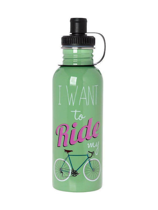 Ecolife Ride Sport Ανοξείδωτο Παγούρι 600ml Πράσινο