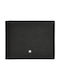 Mont Blanc Sartorial Men's Leather Card Wallet Black