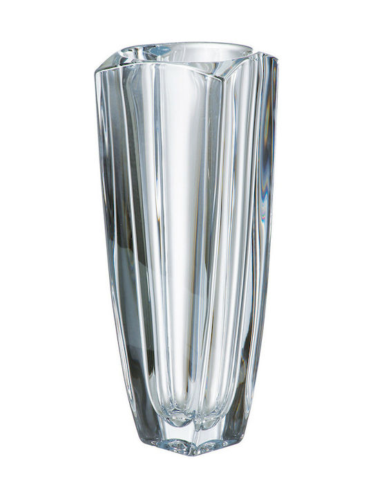 Bohemia Vază Decorativă Cristal Arezzo Transparent 33cm 1buc