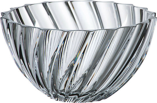 Bohemia Scallop Decorative Bowl Transparent 28x28x15cm