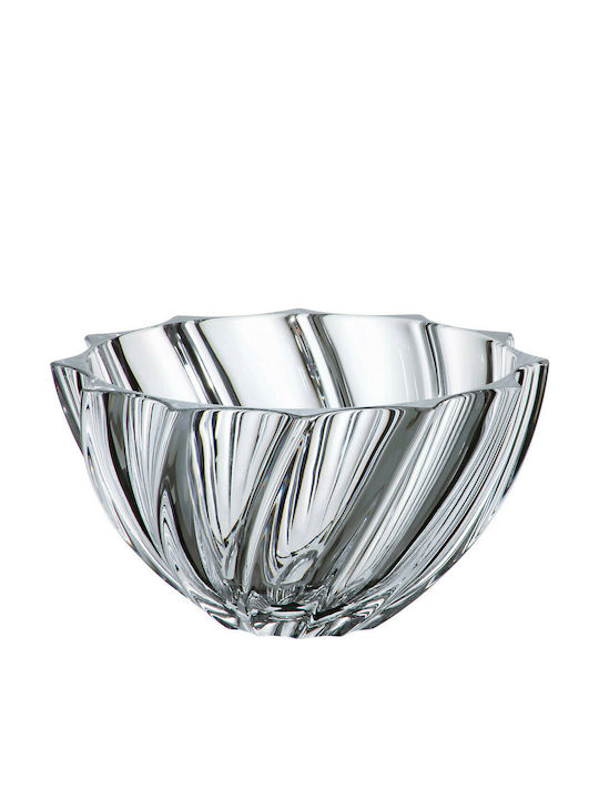 Bohemia Scallop Decorative Bowl Transparent 19x19x10.1cm 0042342