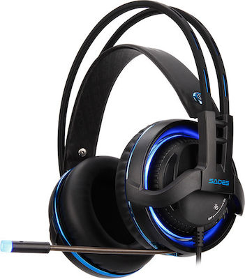 Sades Diablo Over Ear Gaming Headset με σύνδεση USB