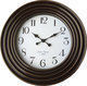 Homeplus Antique Wall Clock Plastic Brown Ø58cm